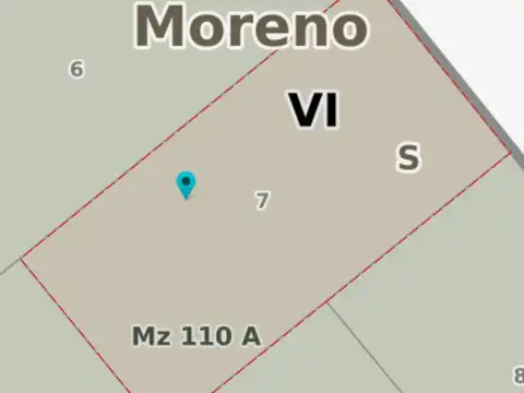Terreno en Venta en Barrio 25 de Mayo, Moreno Norte.