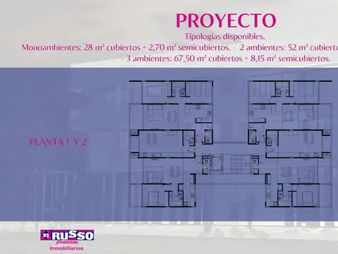 Departamentos de 1, 2 y 3 ambientes en Ramos Mejia