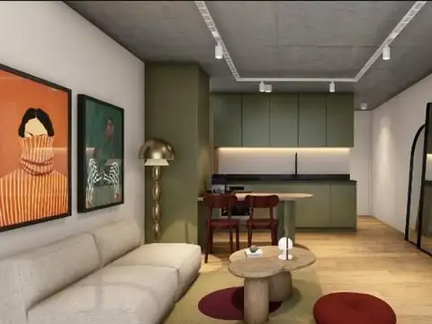 Departamento Monoambiente con 1 baño