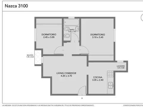 Departamento en Venta de 2 dormitorios