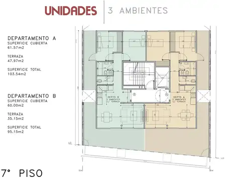 Departamentos excelentes de 1, 2 y 3 ambtes en  su tramo final. Entrega julio/2024