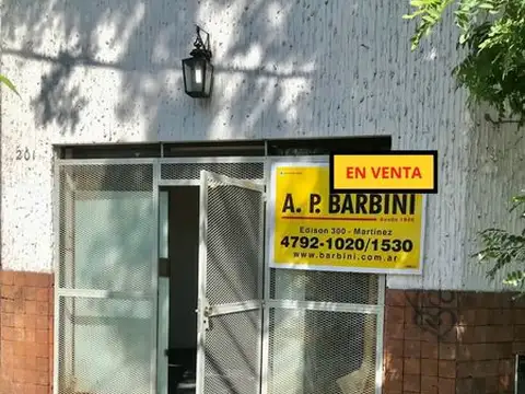 Martinez: PH Para Vivienda Ubicado a 2 Cuadras de Av Sta Fe. 23 m². Baño. Muy Luminoso