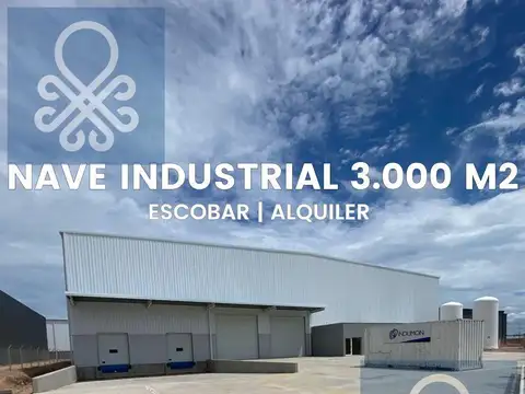 Alquiler de depósito industrial de 3.000 m2 en Plaza industrial Escobar