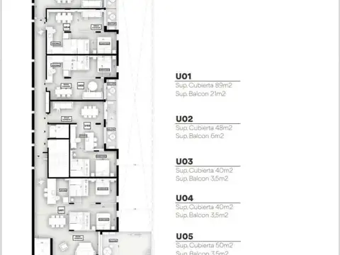 Departamento Monoambiente con 1 baño