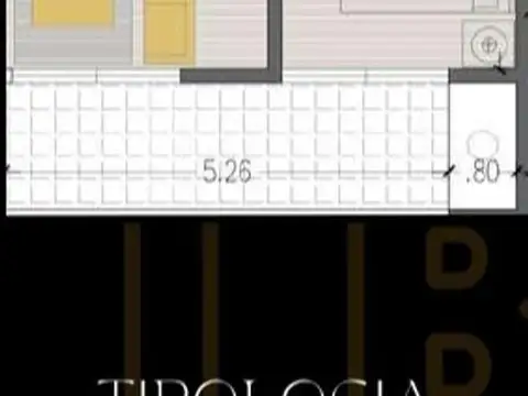 Departamento en Venta de 1 dormitorio
