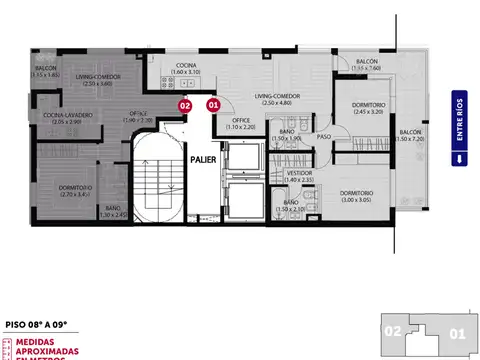 Departamento en Venta de 2 dormitorios