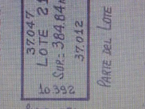 Venta Terreno 10x38m2 sin construccion Vicente Lopez