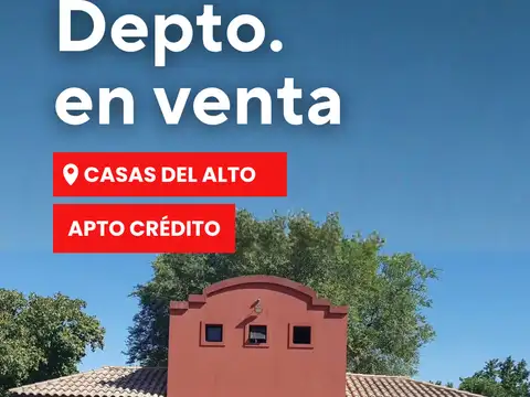 Departamento en venta en Casa del Alto, Manzanares , Pilar - Apta crédito