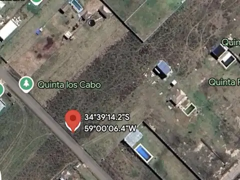 Terreno en Venta de 1615,0 m2