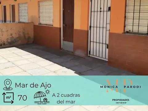 Dúplex en venta en Mar de Ajó, a solo 2 cuadras del mar