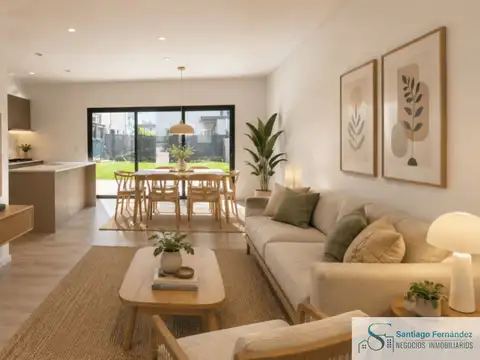 Casa Dúplex en venta 3 dormitorios jardin c/ cochera en Spring Park Pilar