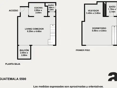 Departamento en Venta de 1 dormitorio