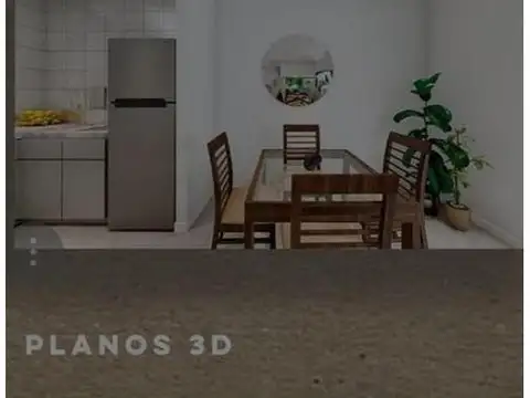 Departamento 2 ambientes con 1 baño