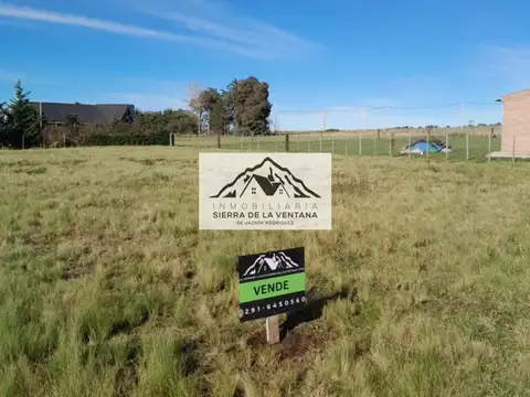 Terreno / Lote en venta de 1687.5m2 ubicado en Sierra de la Ventana