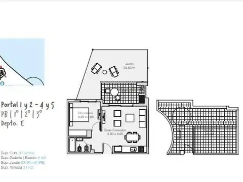 Departamento en Venta de 1 dormitorio