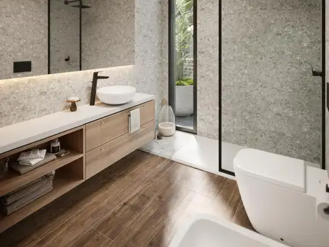 Departamento 3 ambientes con 2 baños