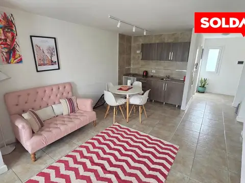 Alquiler Monoambiente con parrilla amoblado