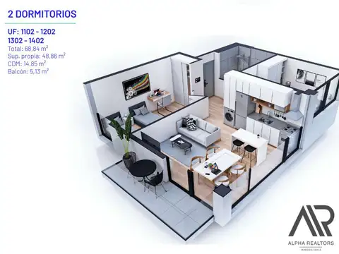 Departamento en Venta en La Blanqueada , USD 100.000