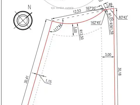 Terreno en Venta 30  mts Fondo