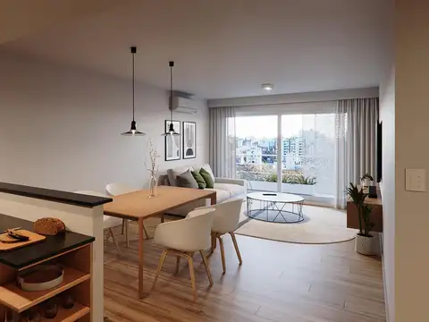 VENTA - DEPARTAMENTO DOS DORMITORIOS CON BALCON Y COCHERA - PICHINCHA