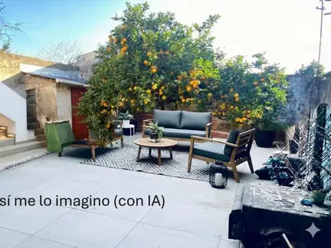 Depto Tipo Casa 3 ambientes con 1 baño