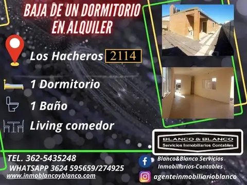 SE ALQUILA LOS HACHEROS 2100
