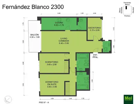 Departamento en Venta de 3 dormitorios