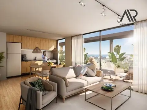 Venta de Apartamento de 1 dormitorio al frente en Centro Sur. Entrega dic. 2026
