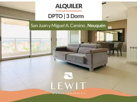 Alquiler Departamento Gerencial 3 Dormitorios |  BºSanta Genoveva| 2 cocheras   Baulera