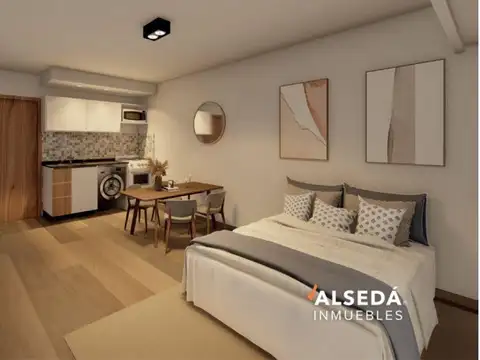 Departamento Monoambiente con 1 baño