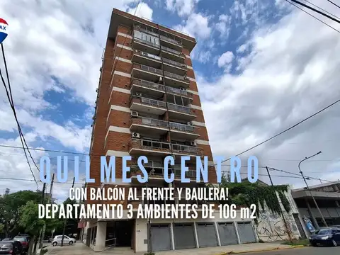 VENTA DEPTO 3 AMB AL FRENTE CON BALCÓN QUILMES