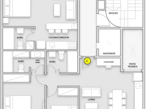 Departamento en Venta 1 año
