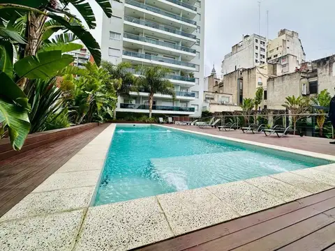 VENTA DEPARTAMENTO MONOAMBIENTE DIVISIBLE  ALMAGRO CON COCHERA Y BAULERA EN TORRE AMENITIES.