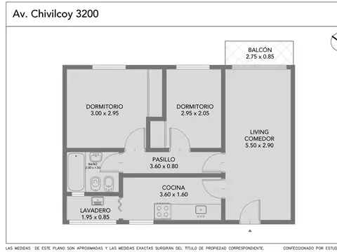 Departamento en Venta de 1 dormitorio
