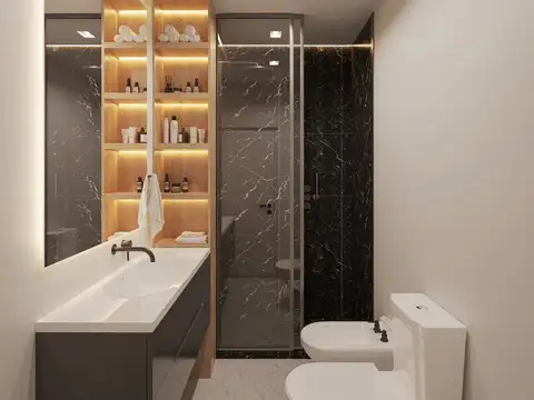 Departamento 2 ambientes con 1 baño