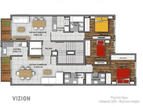 Departamento en Venta de 3 ambientes