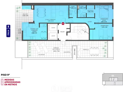 Departamento en Venta de 3 dormitorios