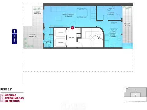 Departamento en Venta en Centro, USD 341.293