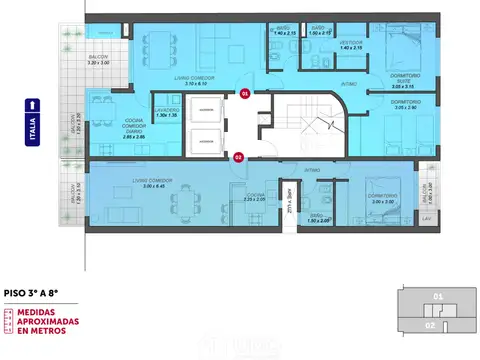 Departamento en Venta de 4 ambientes