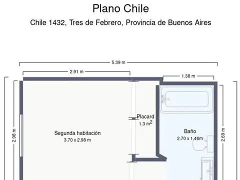 Departamento en Venta de 3 ambientes