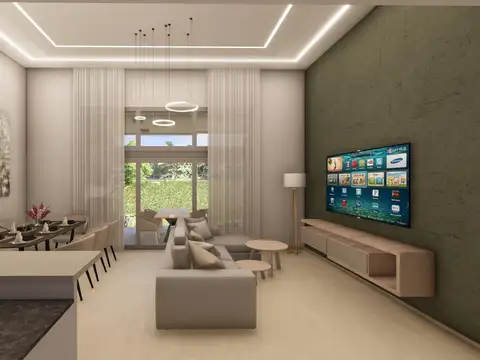 Casa 3 ambientes con 2 baños
