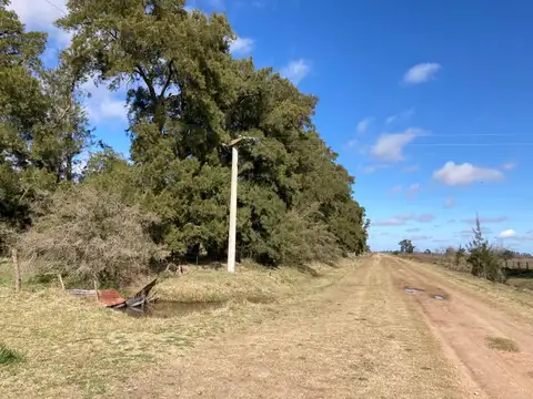 A 6 Km de la Ruta N°3 y a 8 Km de la ciudad de Las Flores