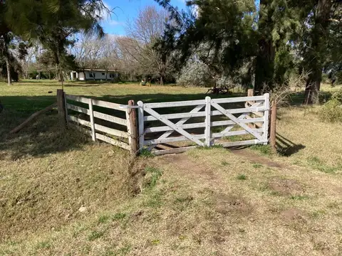 A 6 Km de la Ruta N°3 y a 8 Km de la ciudad de Las Flores