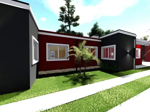 Departamentos de tres ambientes en P.B con amplio patio 