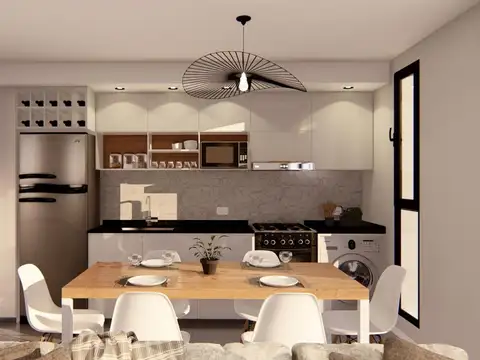 Departamento 2 ambientes en pozo