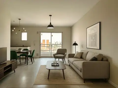Semipiso de 2 Dormitorios A Estrenar Apto Credito Barrio Lourdes