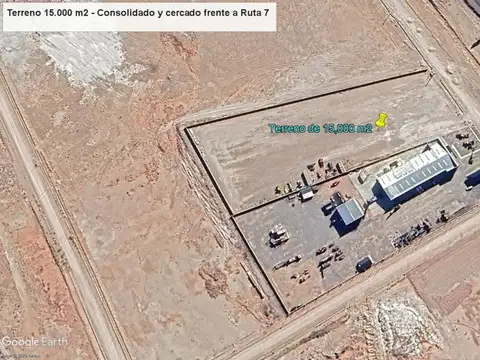 Terreno de 15000 m2 Parque Industrial Neuquen frente Ruta 7