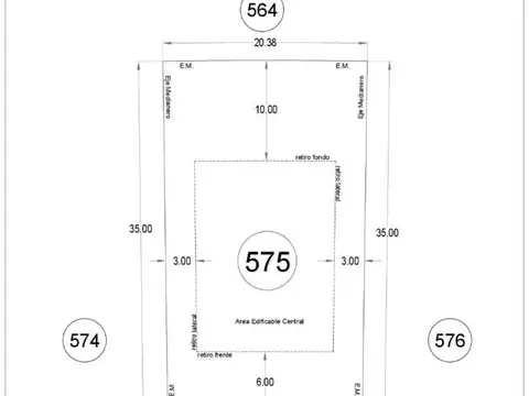 Terreno en Venta de 696,0 m2