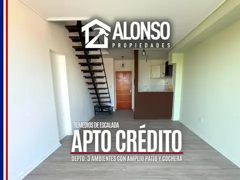 DEPARTAMENTO 3 AMB TIPO DUPLEX EN VENTA EN ESCALADA