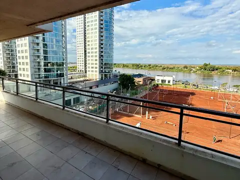 Departamento amueblado con cochera en Amarras Torre II – Puerto de Santa Fe
